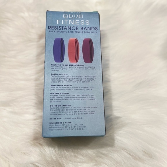 LOMI Resistance Band Set, 3 Pieces Hip Booty for Gym Home Workout (Set of 3) - Picture 3 of 14